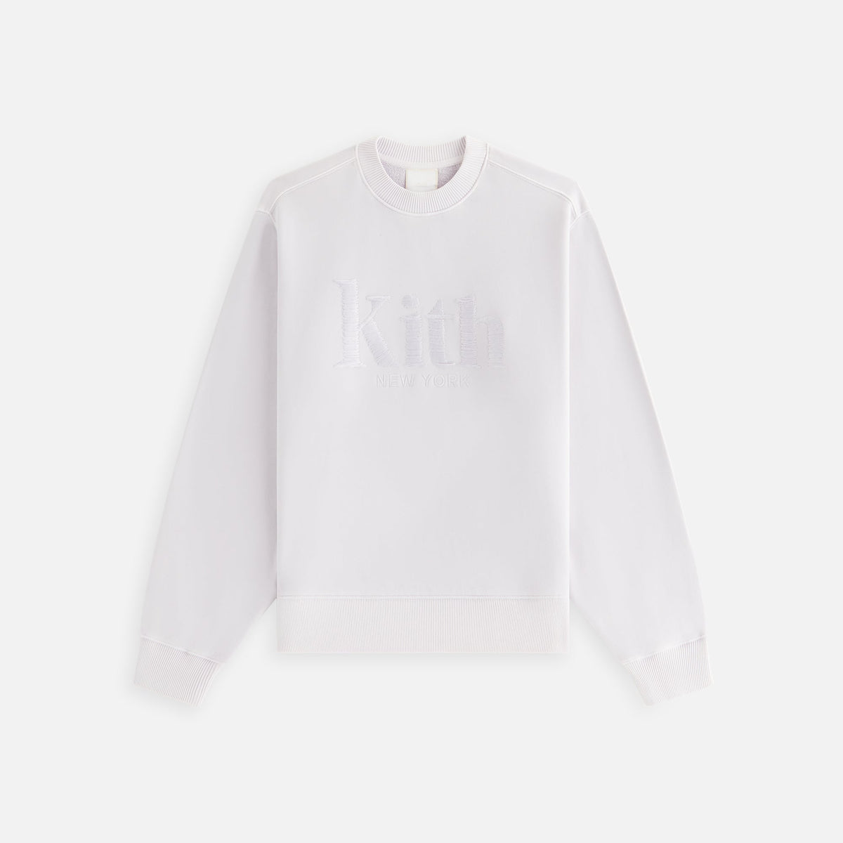 Kith Women Ashwin Sueded New York Crewneck - Echo | Kith Echo