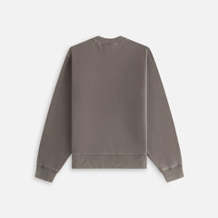 Kith Women Ashwin Sueded New York Crewneck - Hematite | Kith Hematite