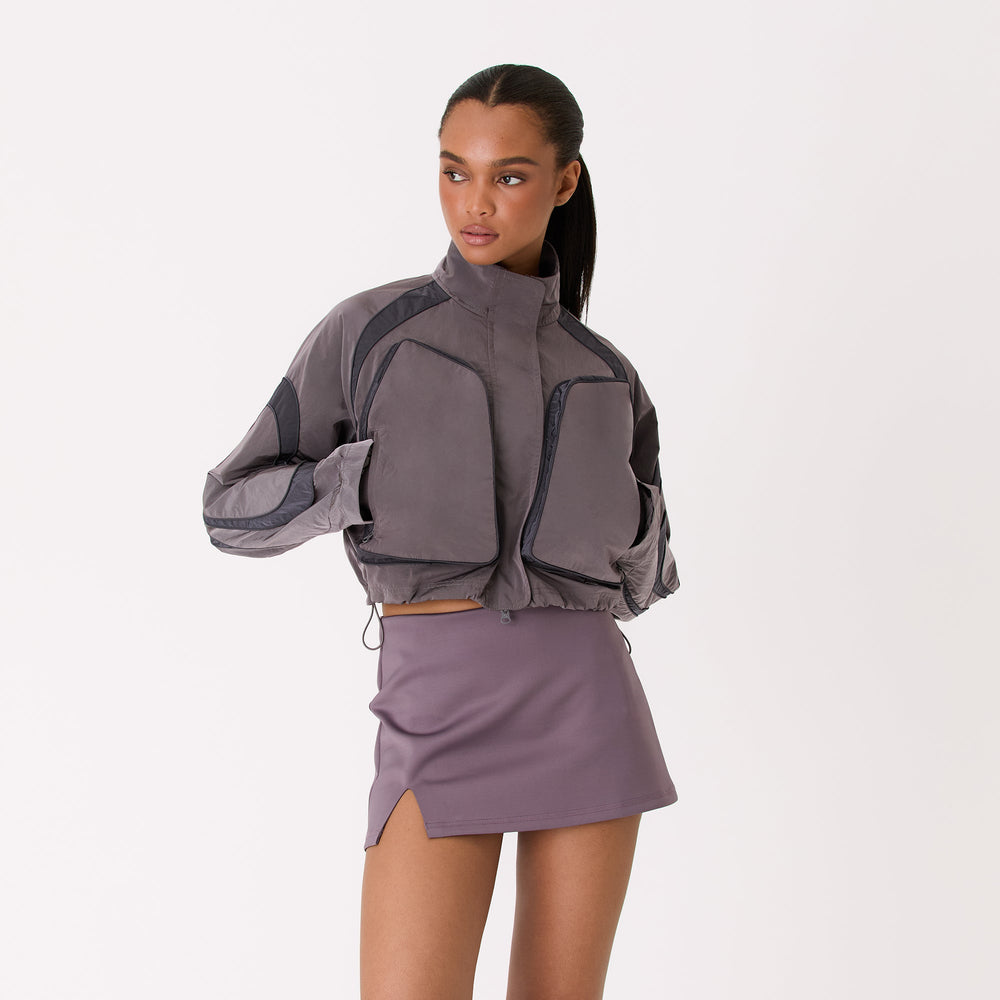 Kith Women Sora Seamed Jacket - Thunder | Kith Thunder