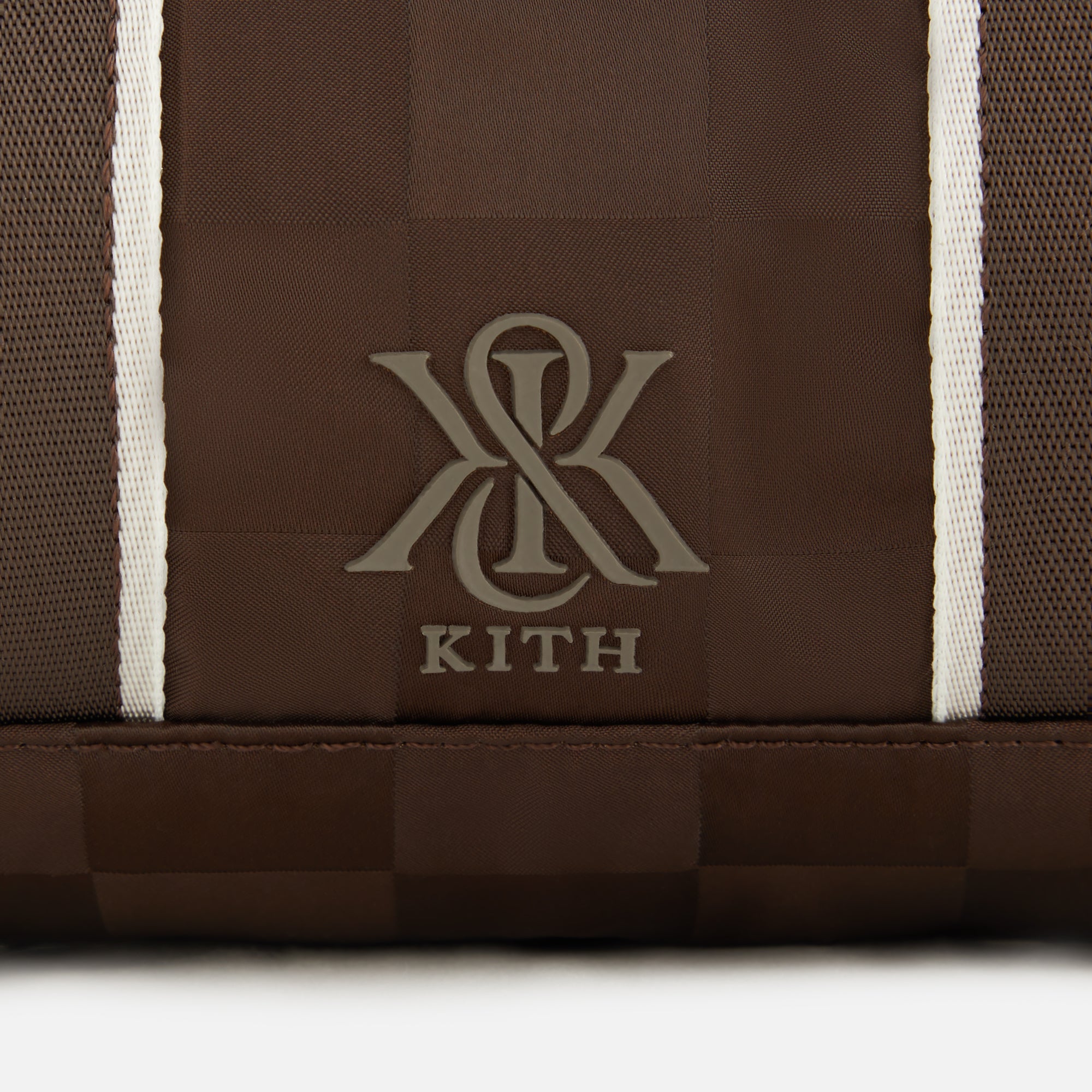 Kith Women Checkered Satin Mini Duffle Bag - Derby | Kith Derby