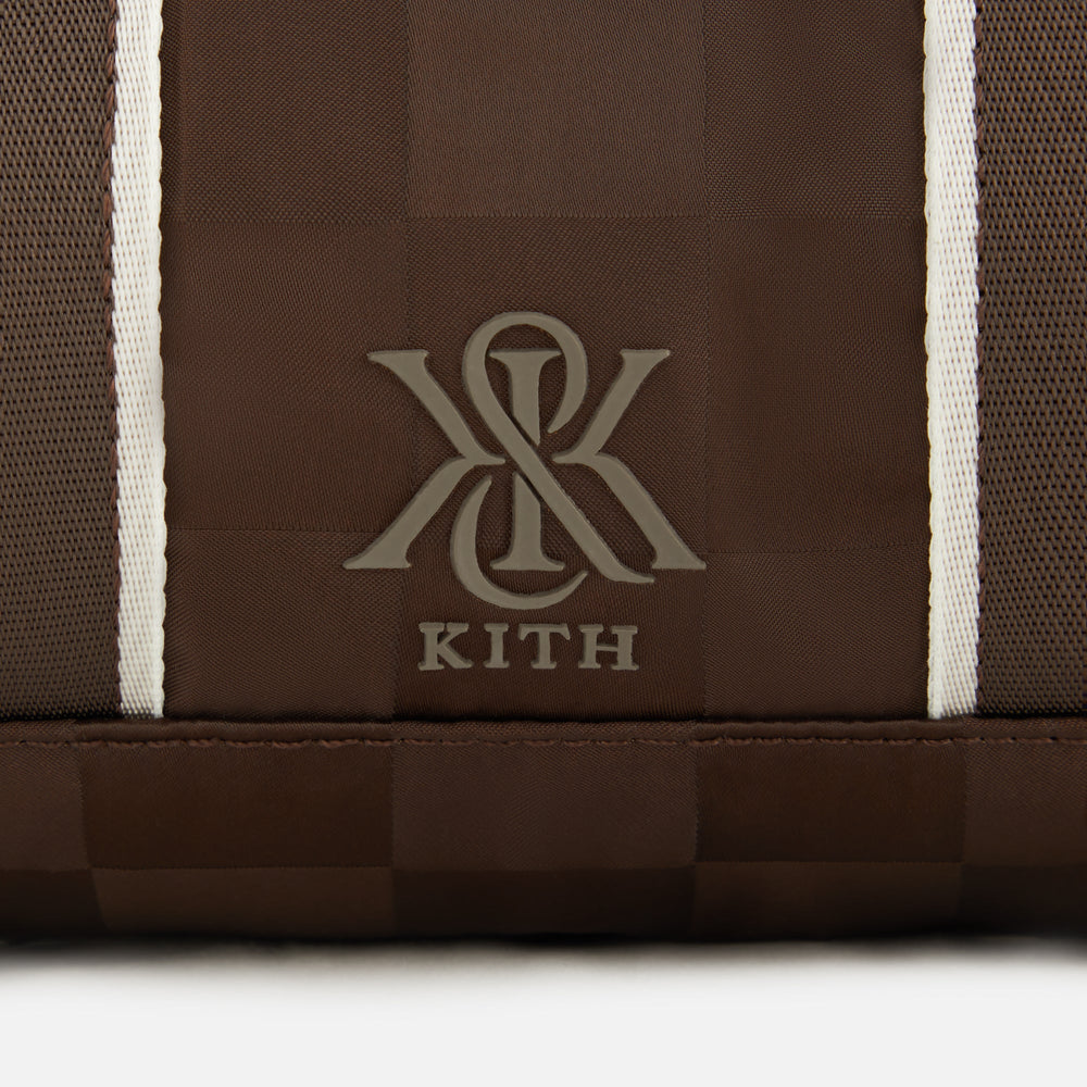 Kith Women Checkered Satin Mini Duffle Bag - Derby | Kith Derby