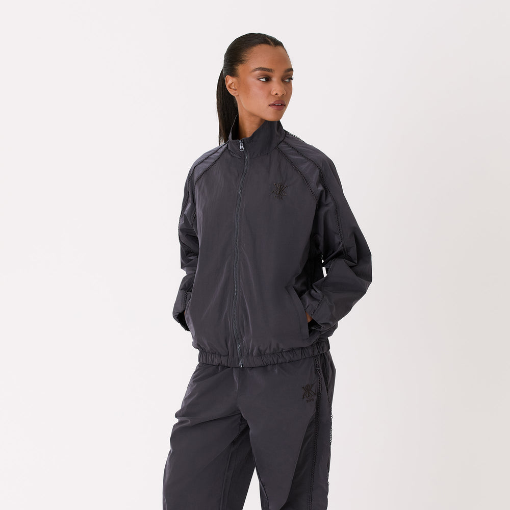 Kith Women Azariah Seamed Track Jacket - Phantom Grey | Kith Phantom Grey
