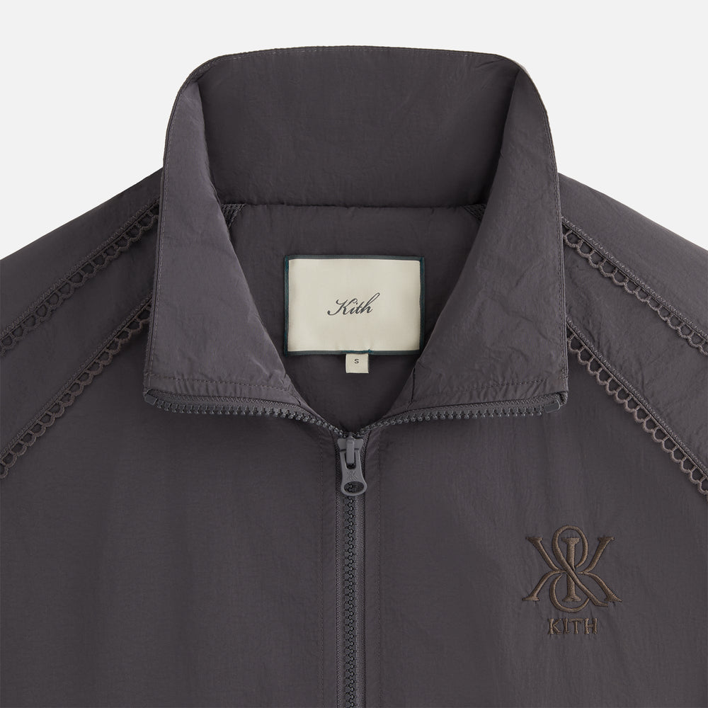 Kith Women Azariah Seamed Track Jacket - Phantom Grey | Kith Phantom Grey
