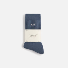Kith Women Speed Logo Classic Crew Sock - Gotham | Kith Gotham