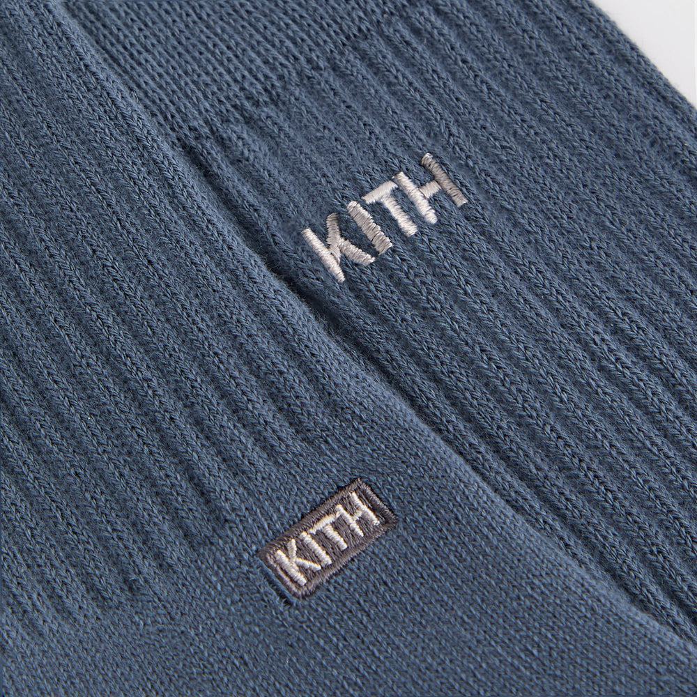 Kith Women Speed Logo Classic Crew Sock - Gotham | Kith Gotham