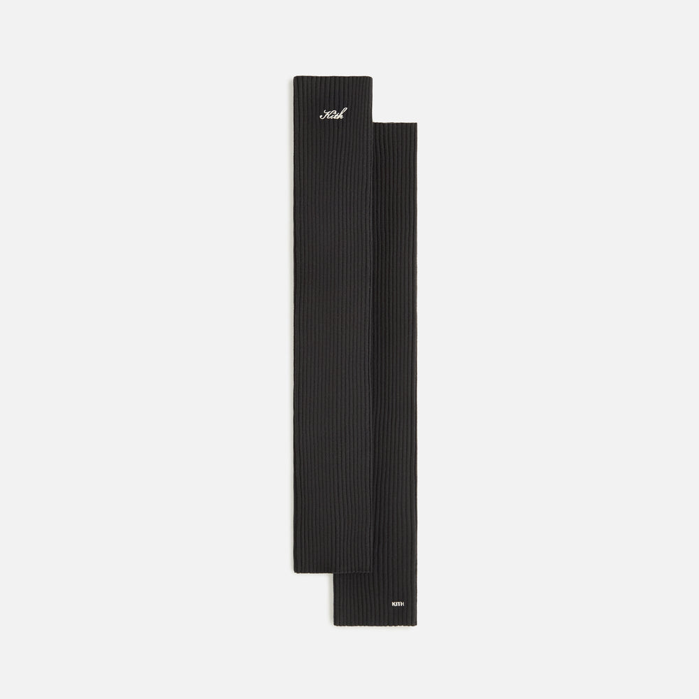 Kith Women Script Logo Leg Warmer - Black | Kith Black