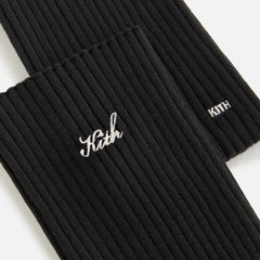 Kith Women Script Logo Leg Warmer - Black | Kith Black