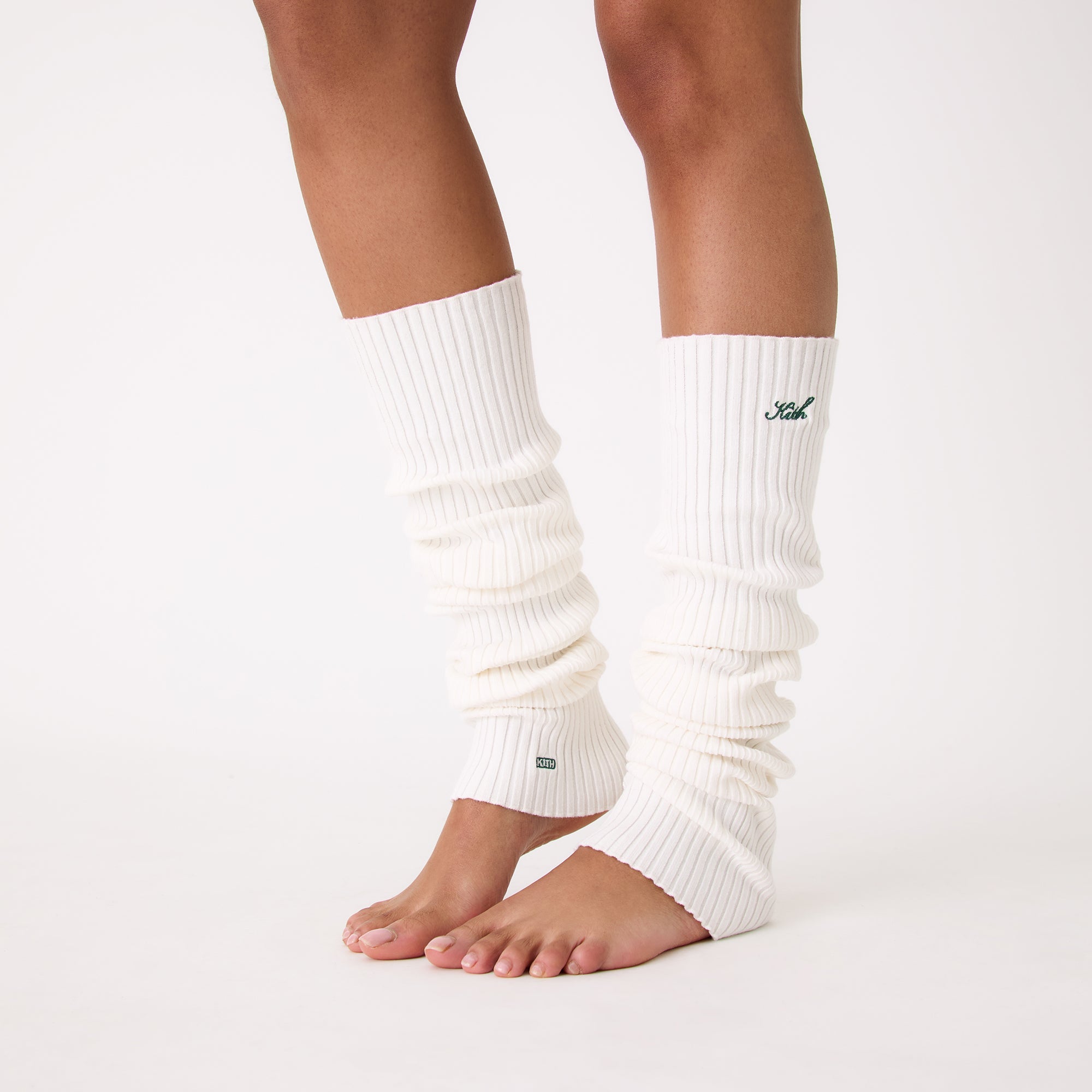 Kith Women Script Logo Leg Warmer - Whisper | Kith Whisper