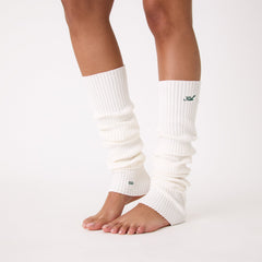 Kith Women Script Logo Leg Warmer - Whisper | Kith Whisper