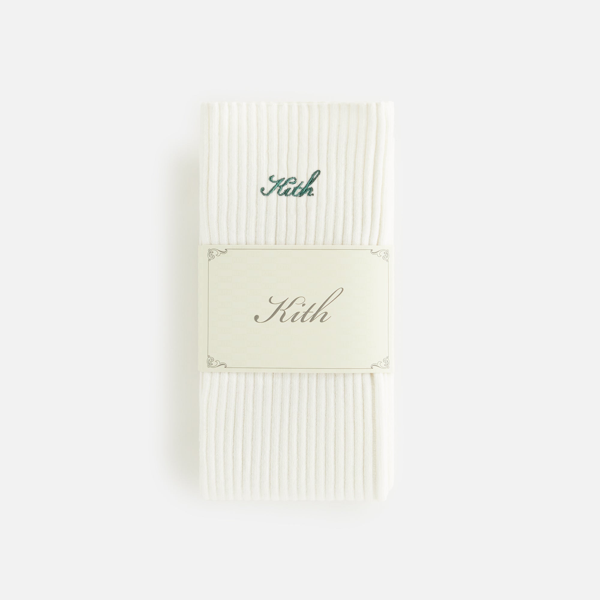 Kith Women Script Logo Leg Warmer - Whisper | Kith Whisper