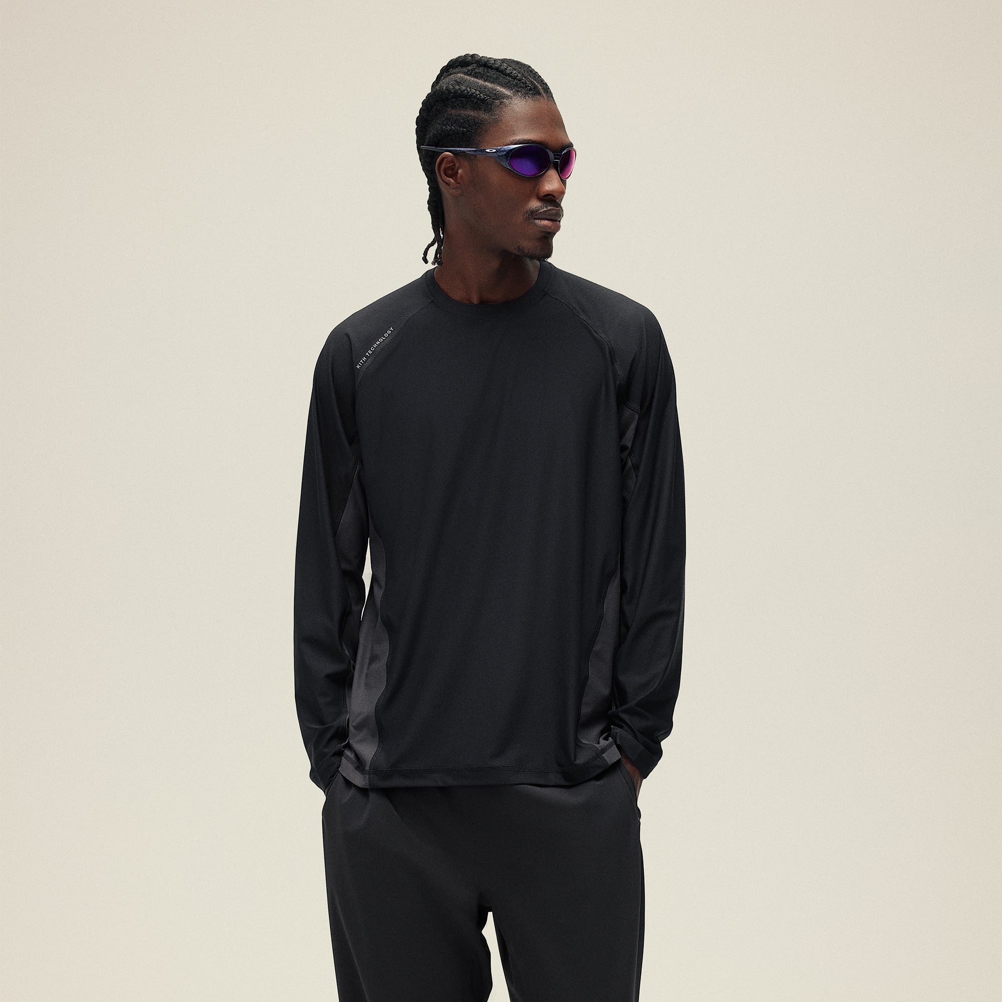 Kith Panelled Donovan Tee - Black | Kith Black
