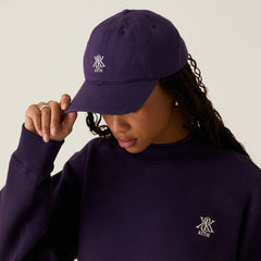 Kith Women Crest Embroidered Classic Cap - Nightshade | Kith Nightshade
