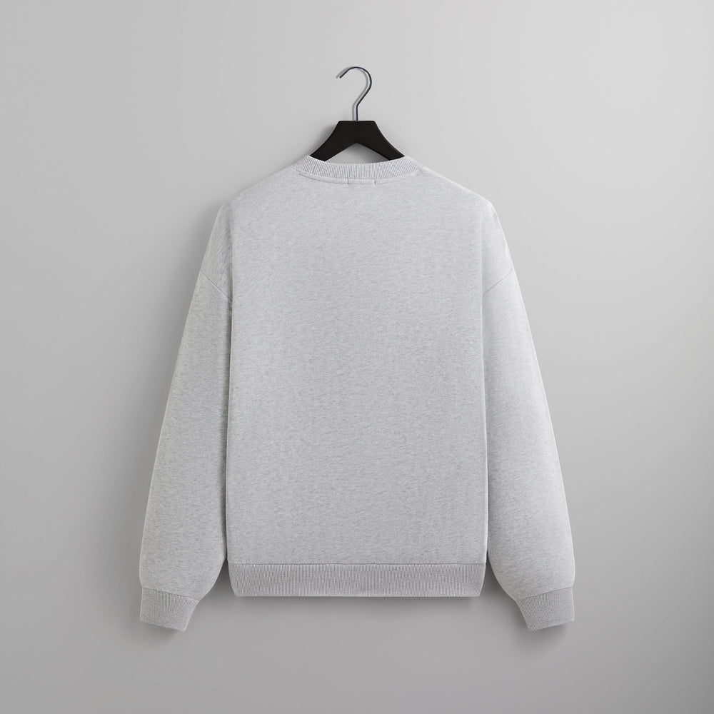 Kith Floral Script Nelson Crewneck - Light Heather Grey | Kith Light Heather Grey