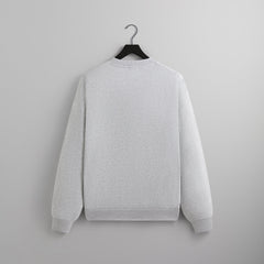 Kith Floral Script Nelson Crewneck - Light Heather Grey | Kith Light Heather Grey