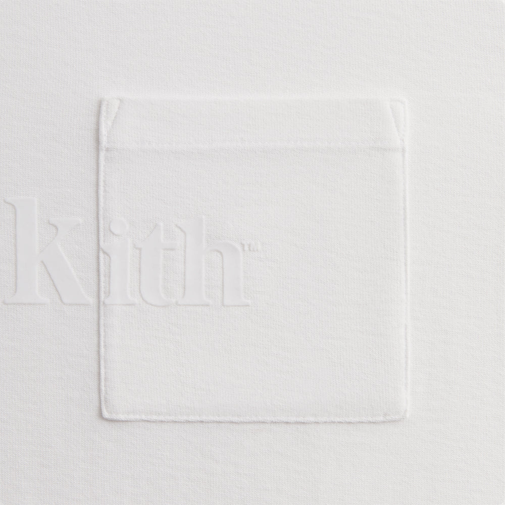 Kith Long Sleeve Quinn Tee - White | Kith White