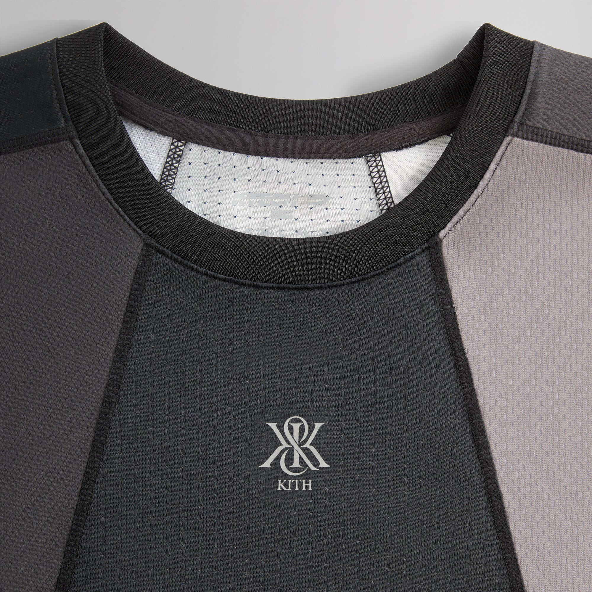 Kith Long Sleeve Panelled Otto Tee - Black | Kith Black