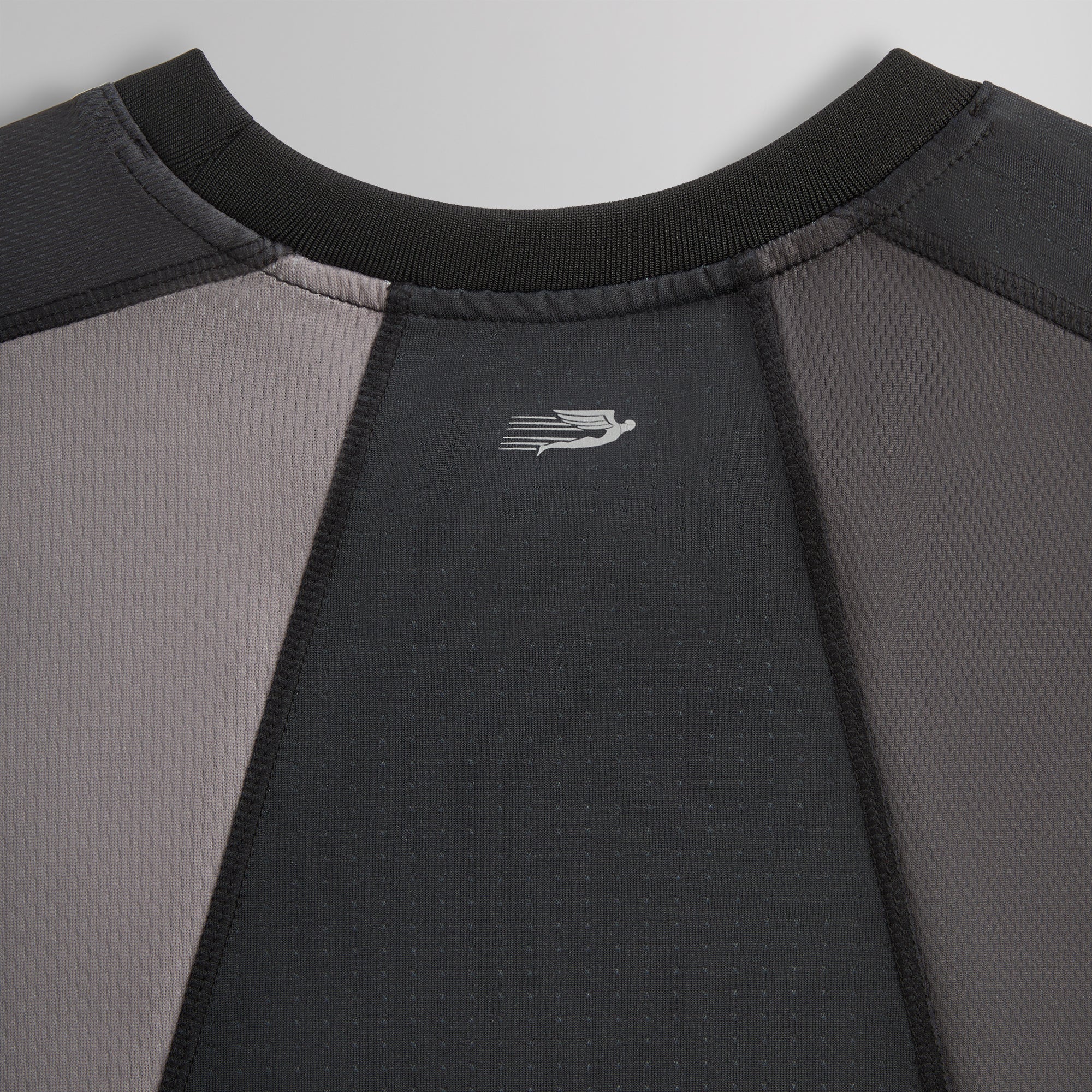 Kith Long Sleeve Panelled Otto Tee - Black | Kith Black