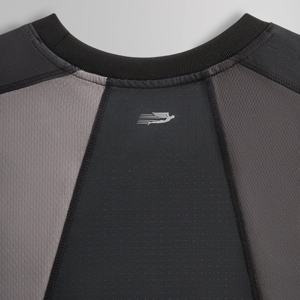 Kith Long Sleeve Panelled Otto Tee - Black | Kith Black