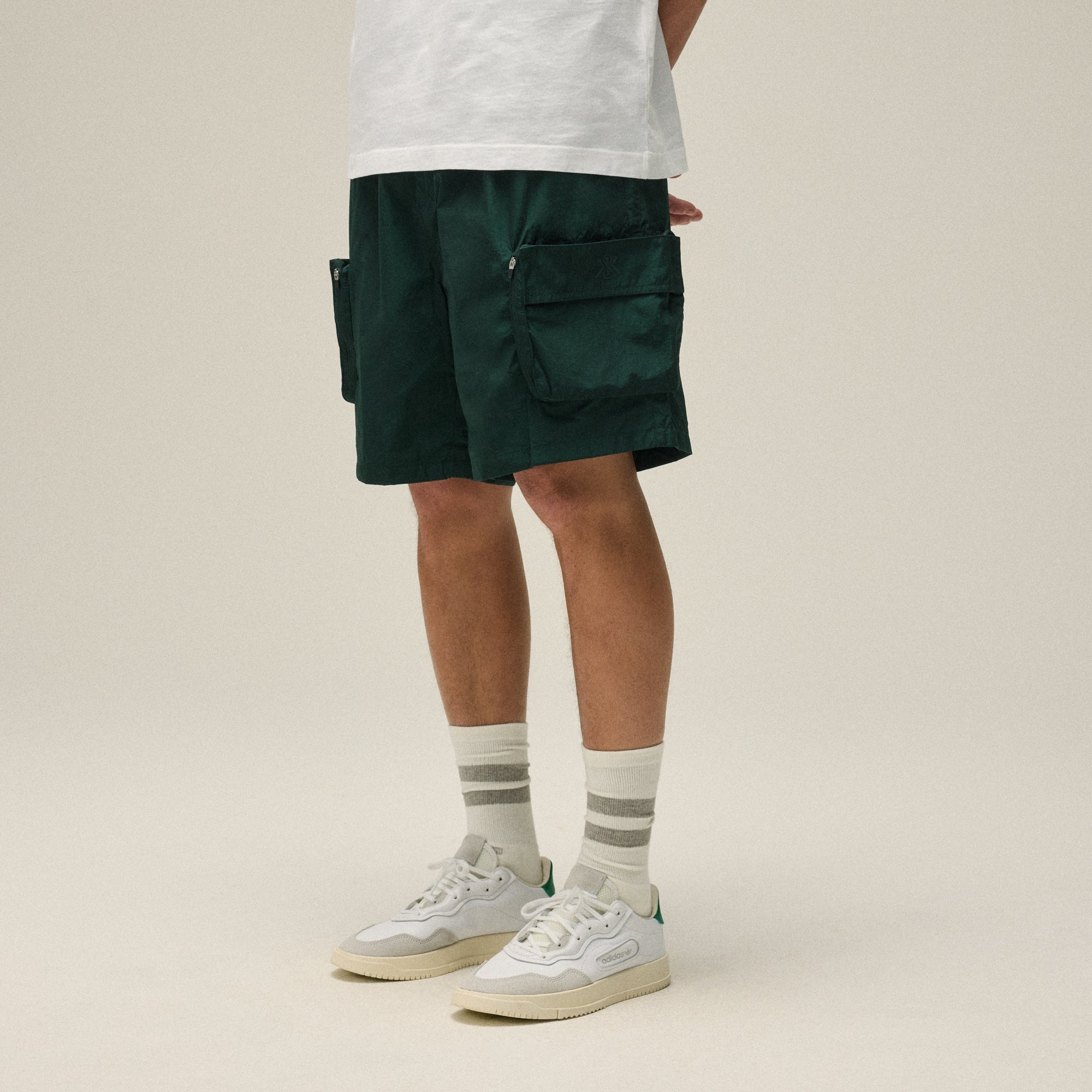 Kith Wrinkle Nylon Evan Cargo Short - Stadium | Kith Stadium