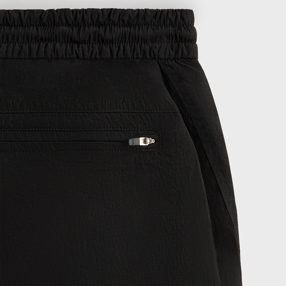 Kith Wrinkle Nylon Evan Cargo Short - Black | Kith Black