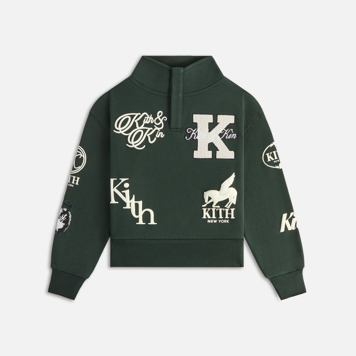 Kith Kids Logo Hunter Pullover - Stadium | Kith Stadium