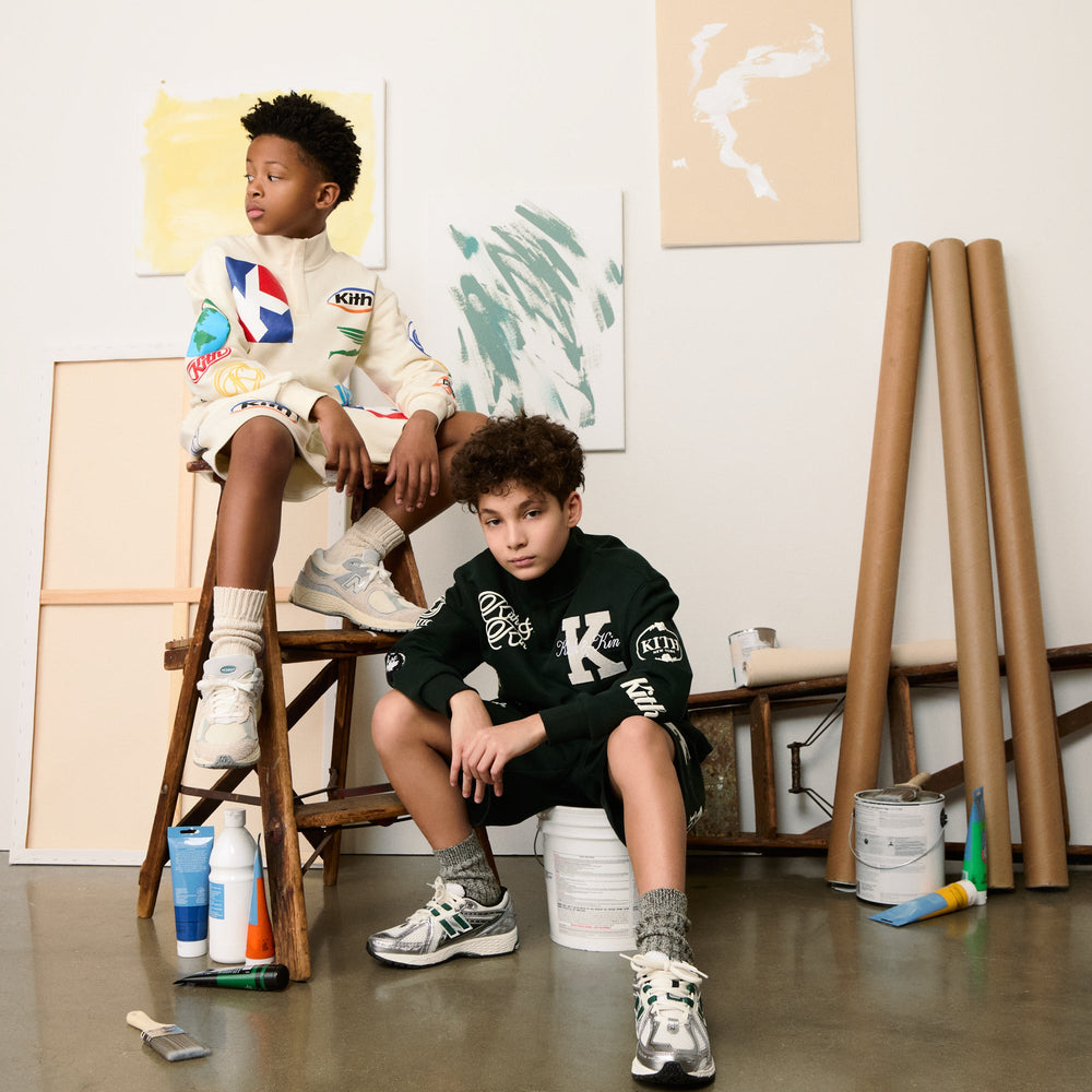 Kith Kids Logo Hunter Pullover - Stadium | Kith Stadium