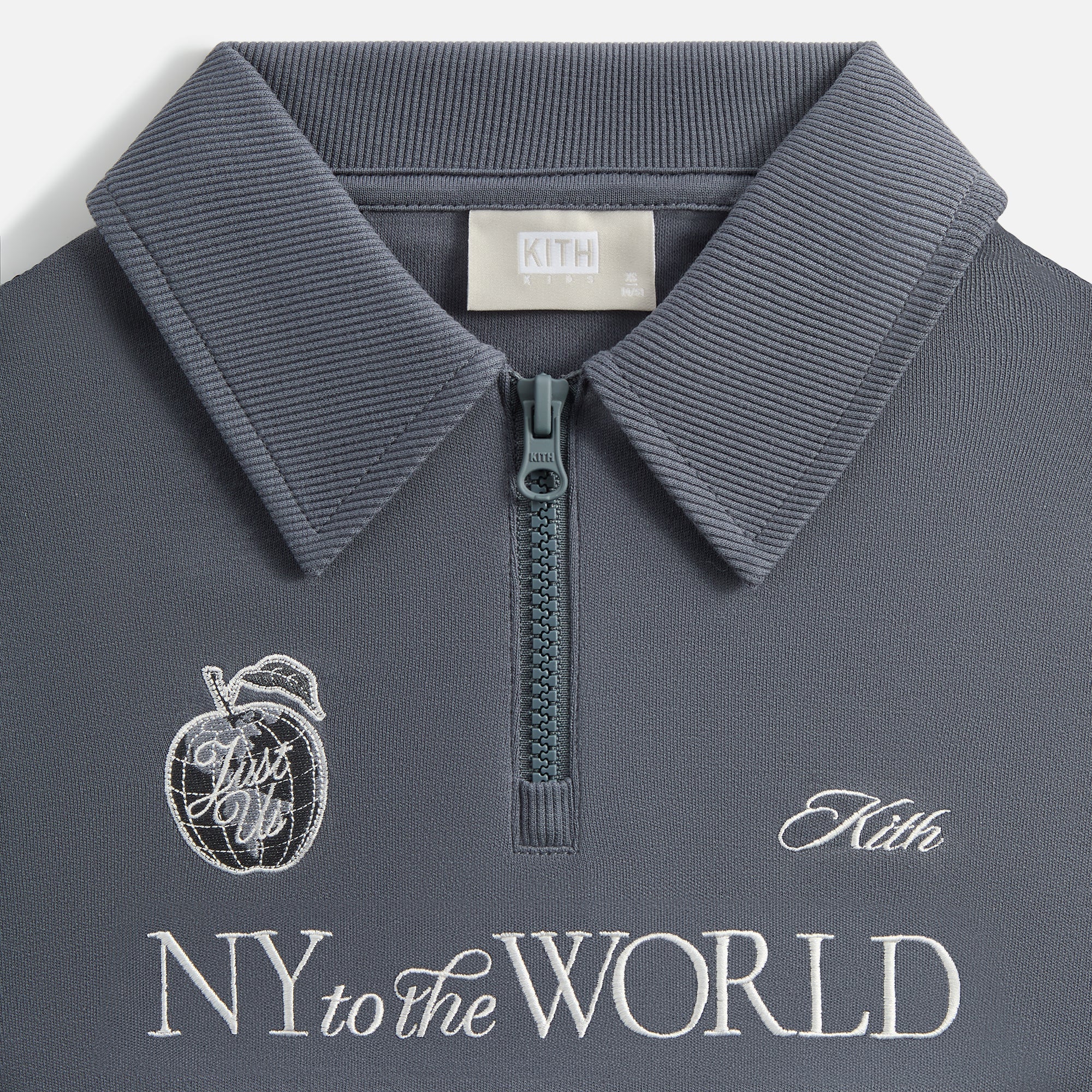 Kith Kids Nelson Quarter Zip Rugby - Torpedo | Kith Torpedo