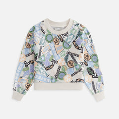 Kith Kids Friends & Family Nelson Crewneck - Sandrift | Kith Sandrift