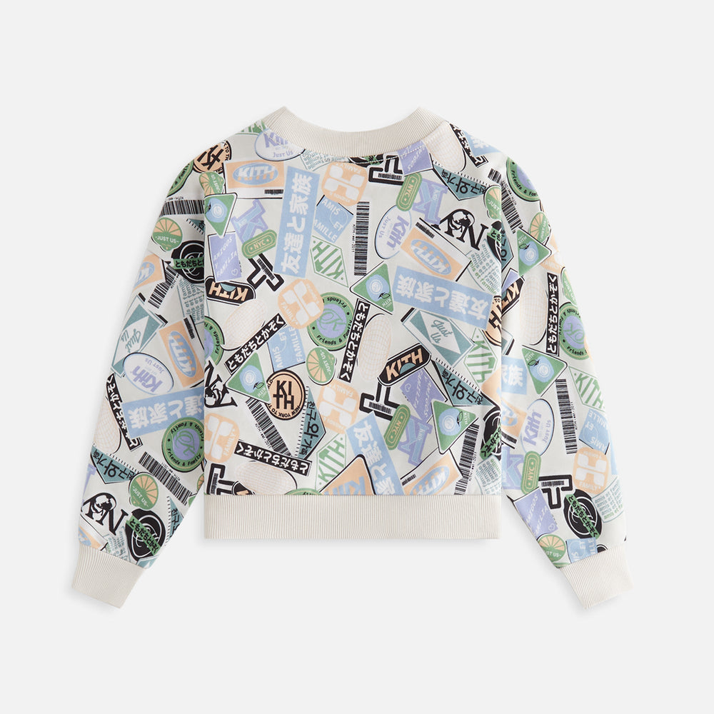 Kith Kids Friends & Family Nelson Crewneck - Sandrift | Kith Sandrift