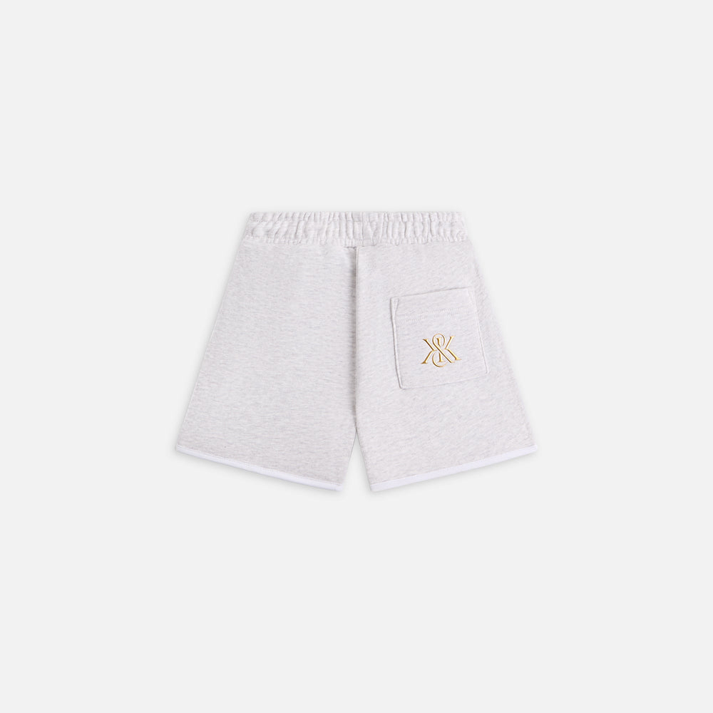 Kith Kids Logo Jordan Short - Light Heather Grey | Kith Light Heather Grey