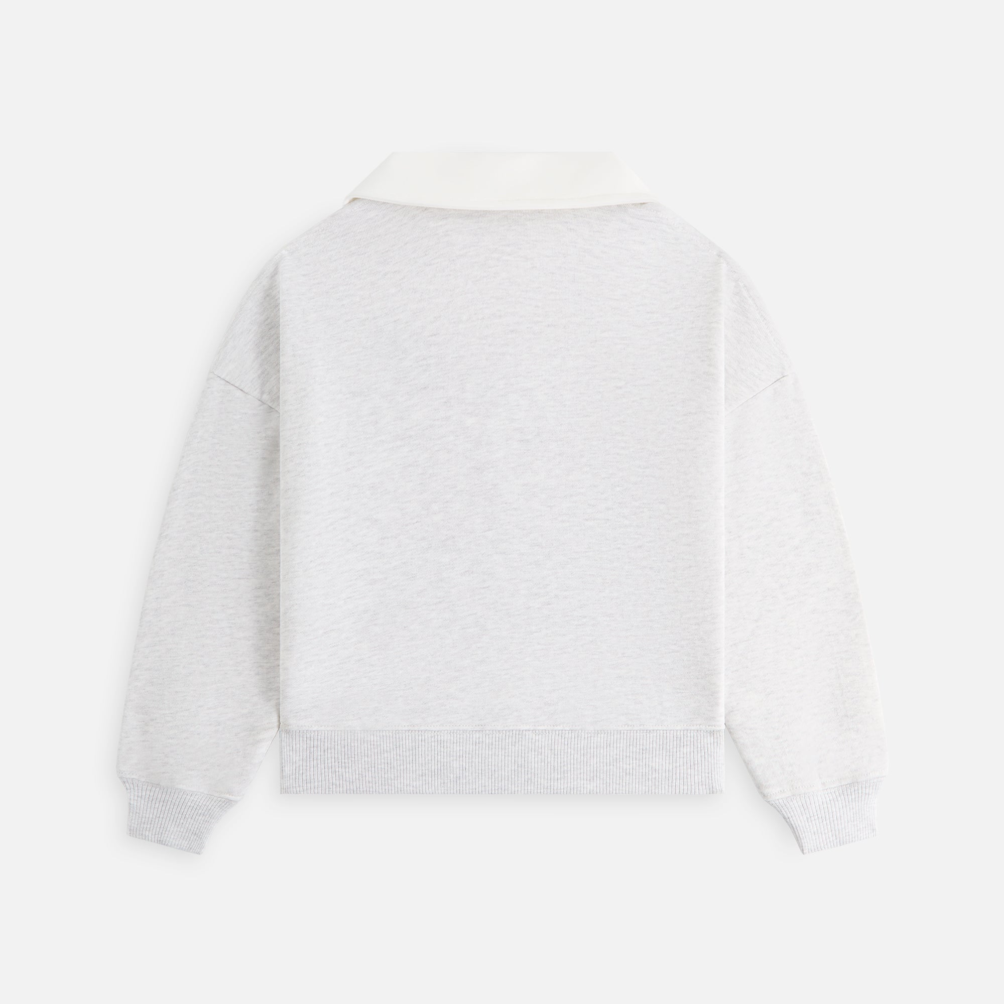Kith Kids Collared Logo Nelson Sweatshirt - Light Heather Grey | Kith Light Heather Grey