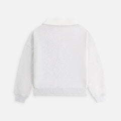 Kith Kids Collared Logo Nelson Sweatshirt - Light Heather Grey | Kith Light Heather Grey