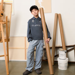 Kith Kids Sueded Nylon Chauncey Pant - Daydream | Kith Daydream