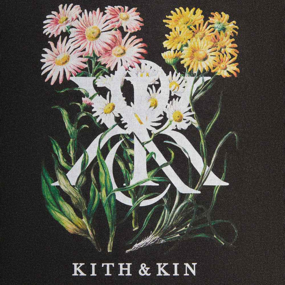 Kith Kids K&K Daisy Vintage Tee - Black | Kith Black
