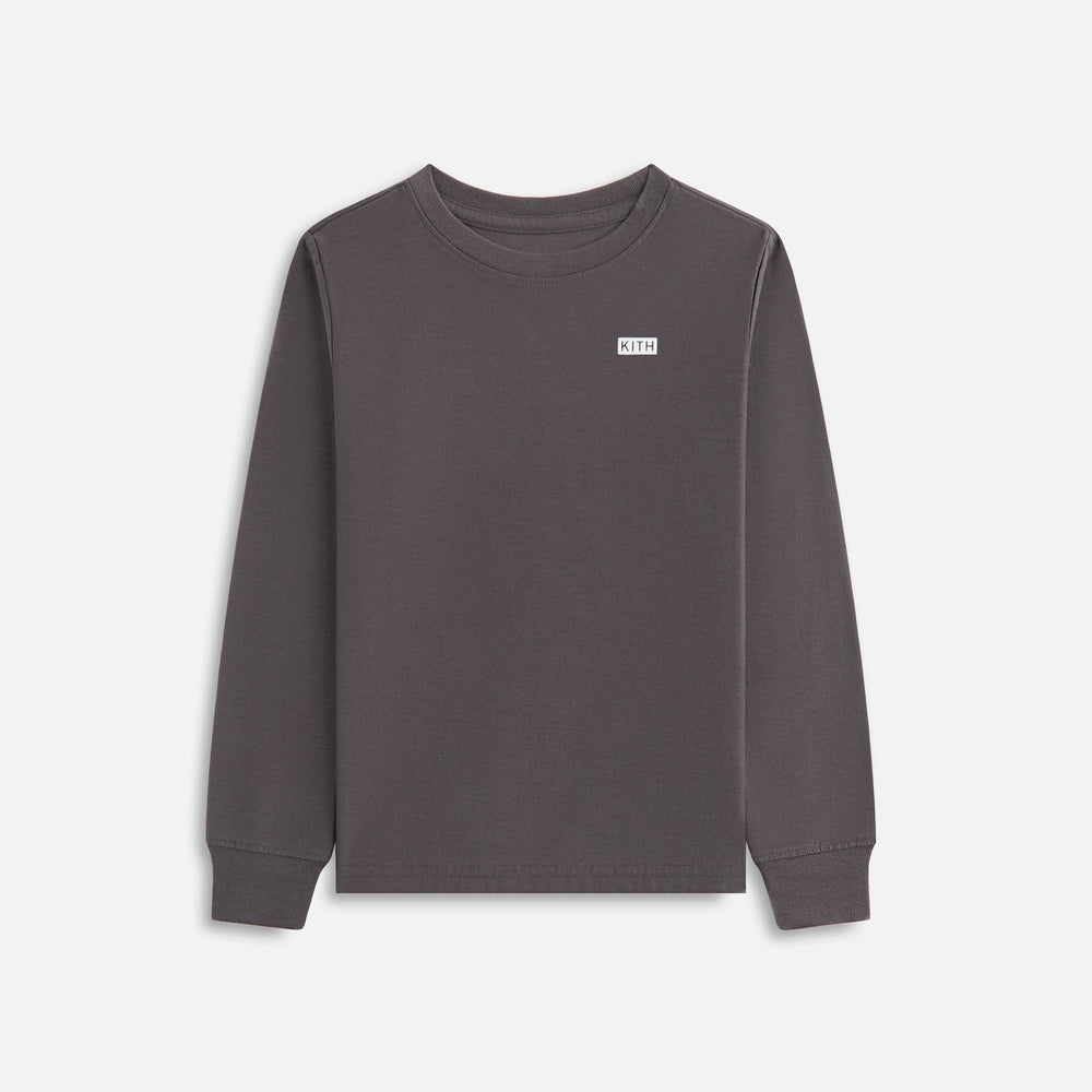 Kith Kids Long Sleeve LAX Tee - Battleship | Kith Battleship