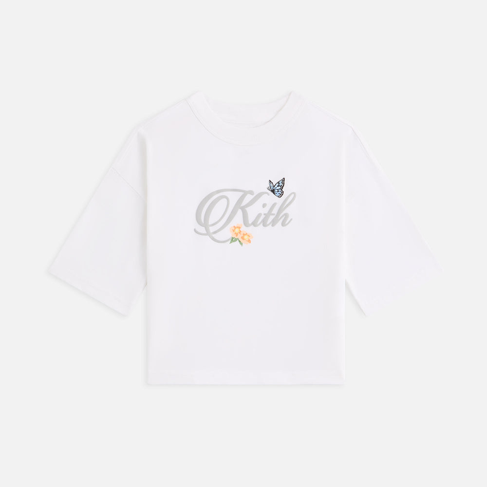 Kith Kids Script Leonard Tee - White | Kith White