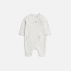 Kith Baby Quilted Coverall - Light Heather Grey | Kith Light Heather Grey