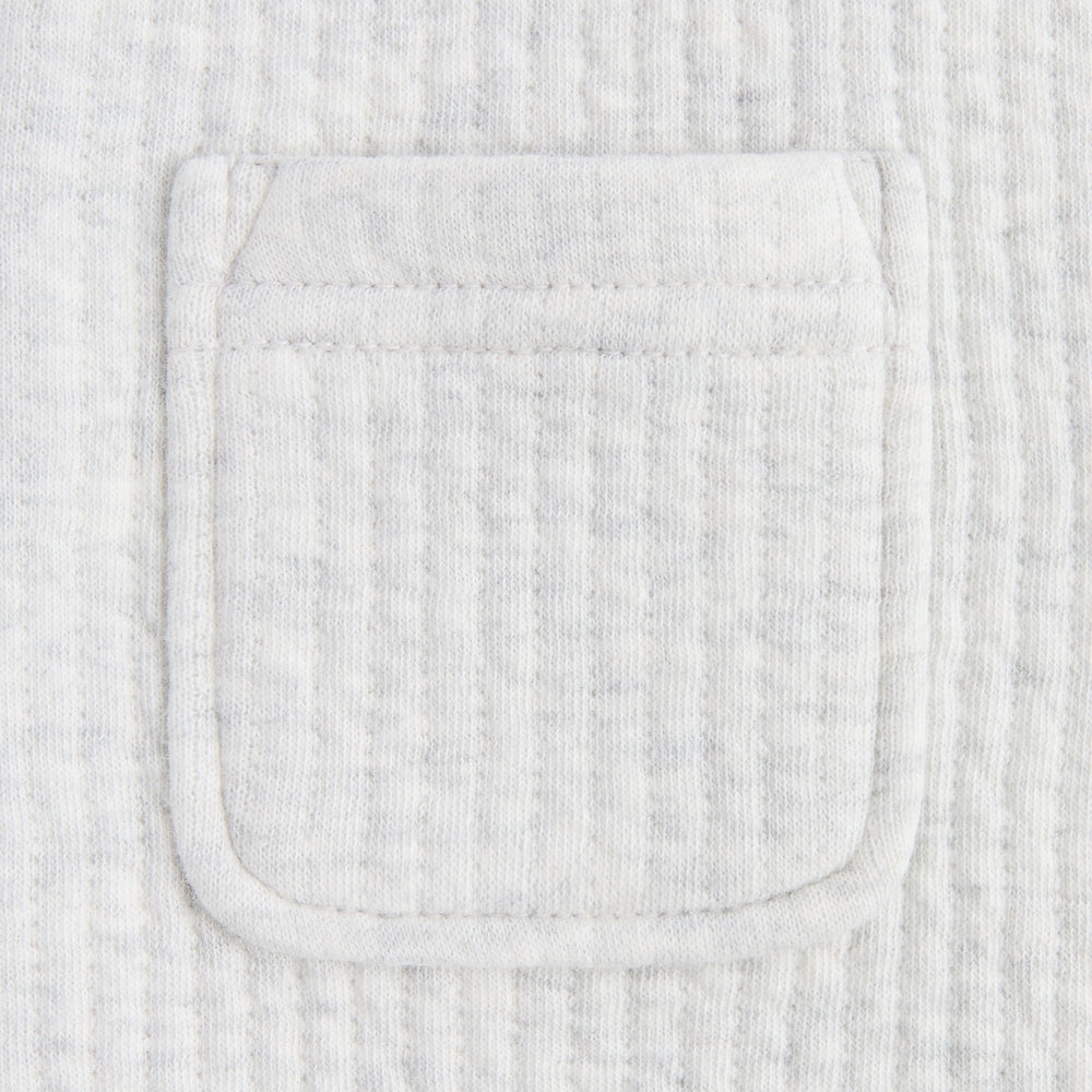 Kith Baby Quilted Coverall - Light Heather Grey | Kith Light Heather Grey