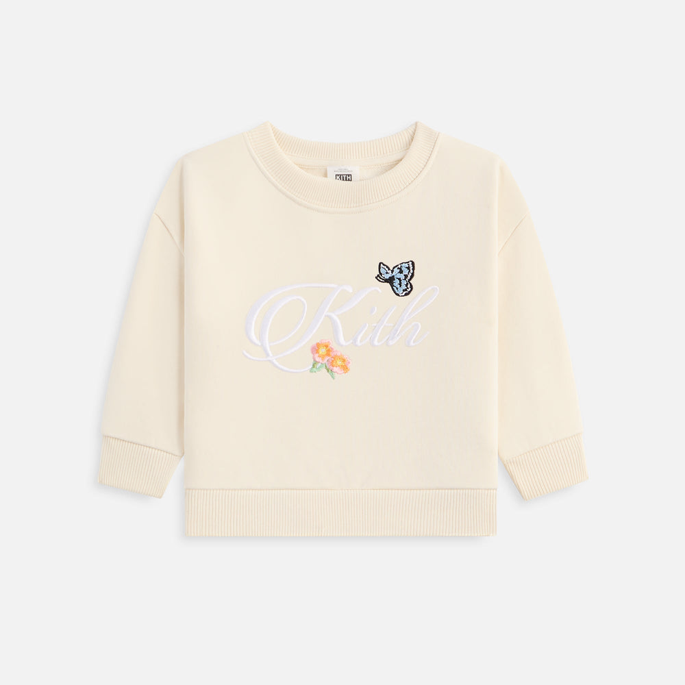 Kith Baby Script Nelson Crewneck - Silk | Kith Silk
