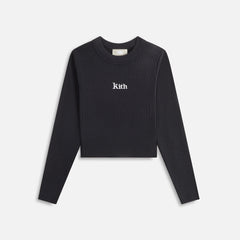 Kith Kids Long Sleeve Mulberry Tee - Black | Kith Black