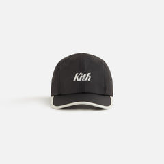Kith Kids Checkered Satin Camper Cap - Black | Kith Black