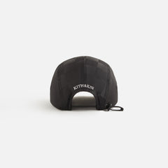 Kith Kids Checkered Satin Camper Cap - Black | Kith Black