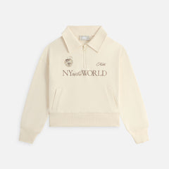 Kith Kids Nelson Quarter Zip Rugby - Waffle | Kith Waffle