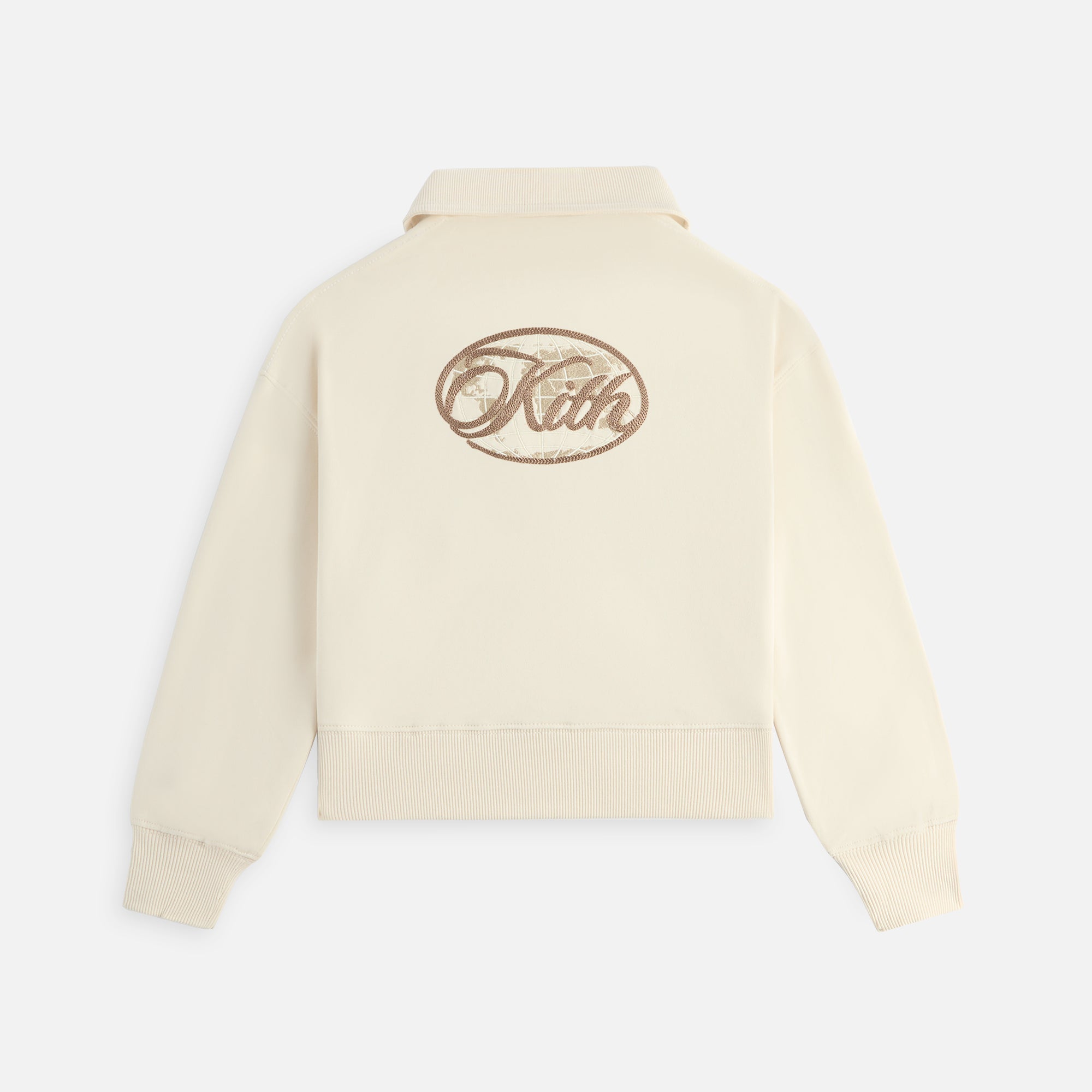 Kith Kids Nelson Quarter Zip Rugby - Waffle | Kith Waffle