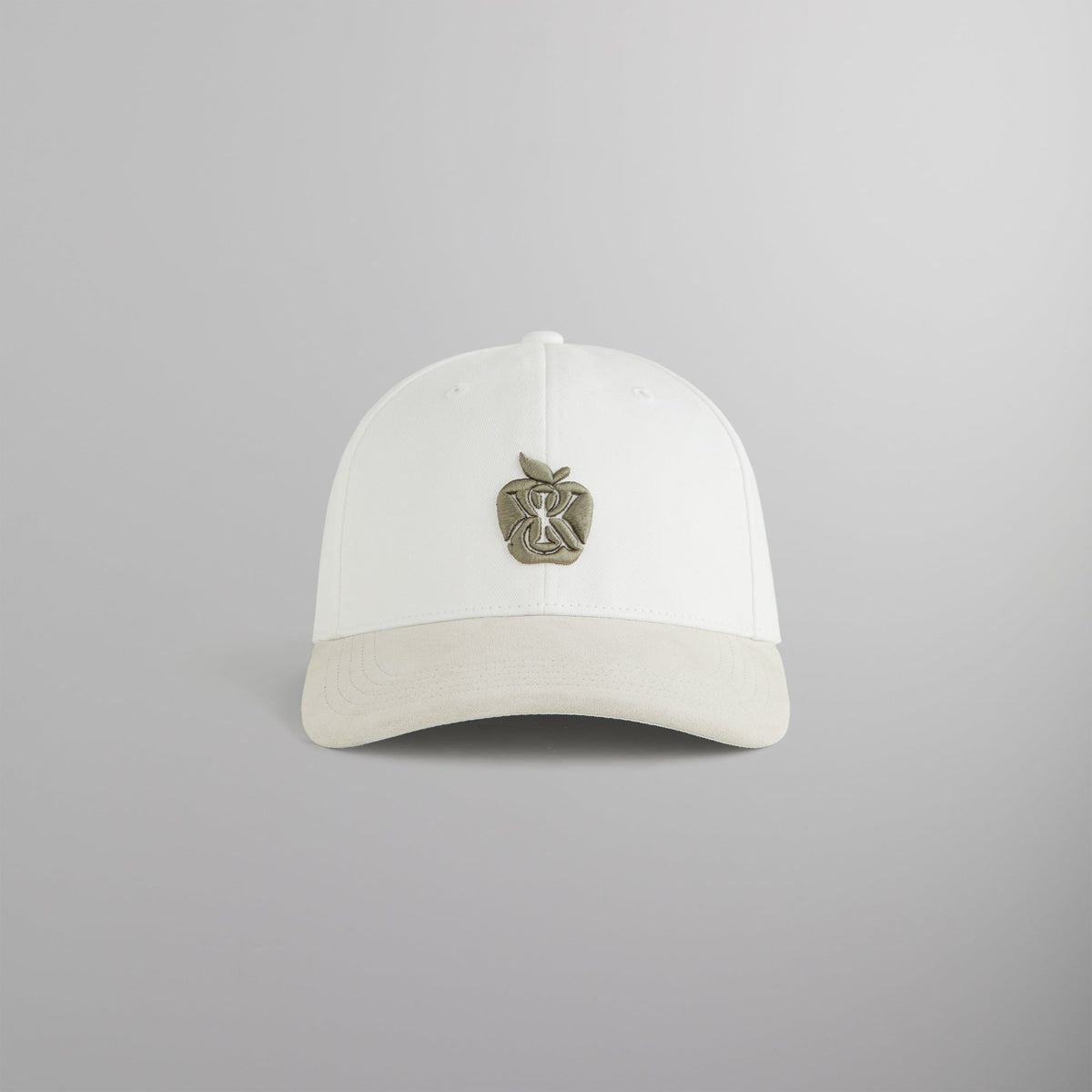 Kith Two Tone Suede Brim Aaron Classic Cap - White | Kith White