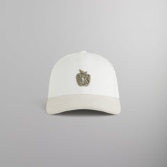 Kith Two Tone Suede Brim Aaron Classic Cap - White | Kith White