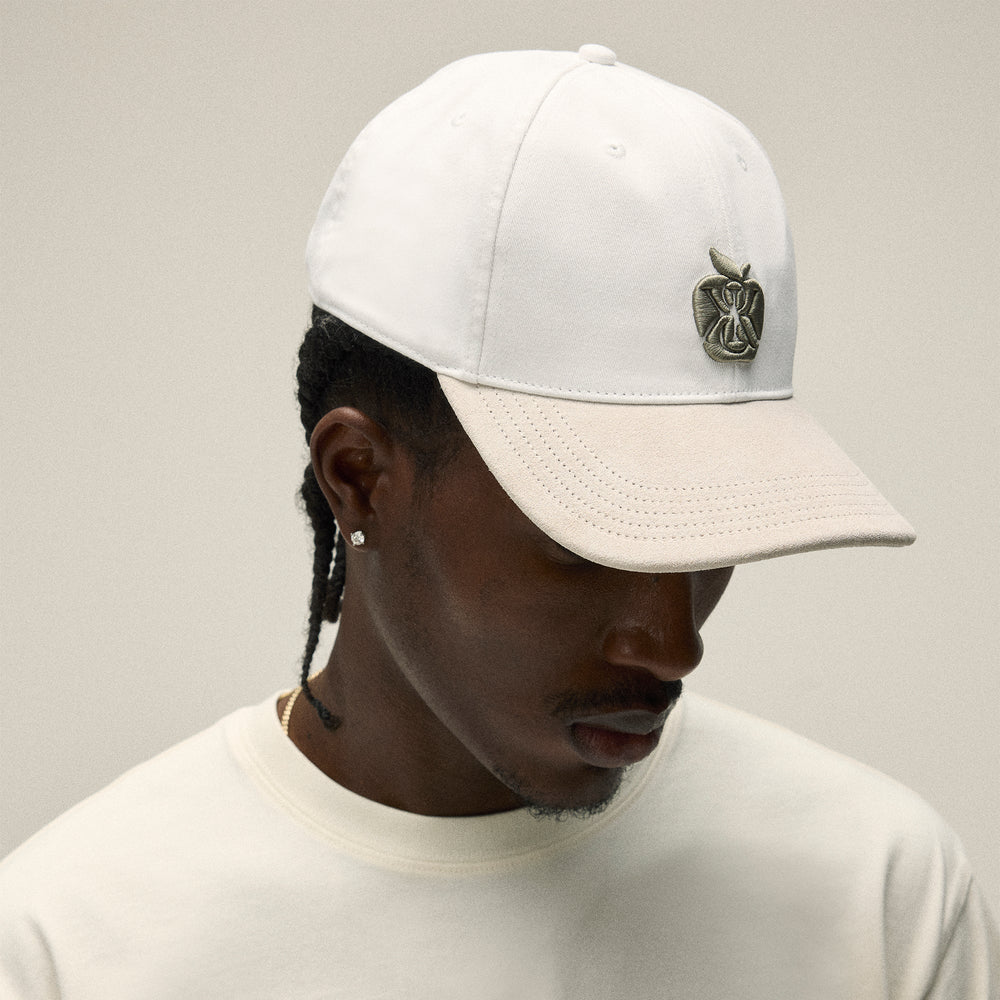 Kith Two Tone Suede Brim Aaron Classic Cap - White | Kith White