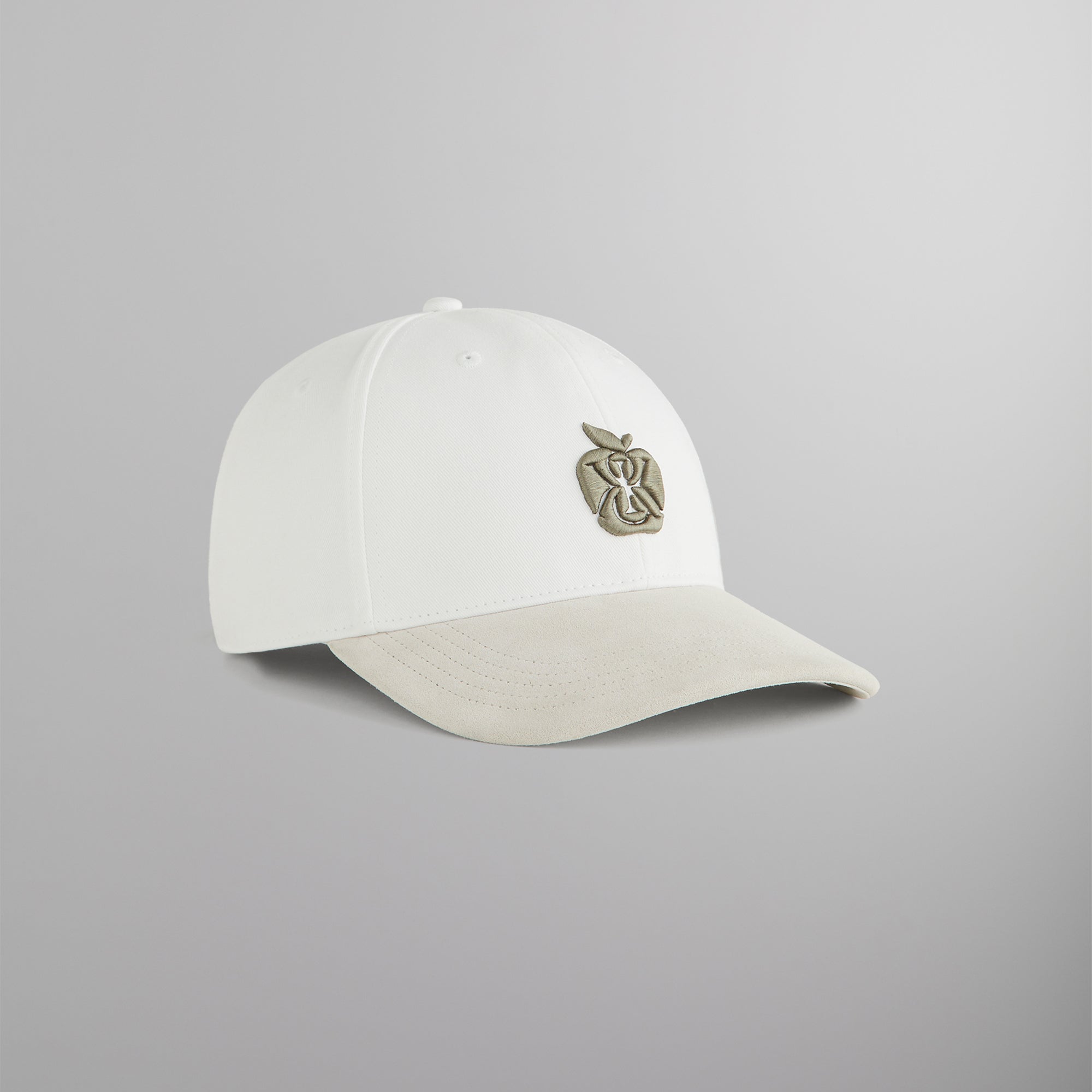 Kith Two Tone Suede Brim Aaron Classic Cap - White | Kith White