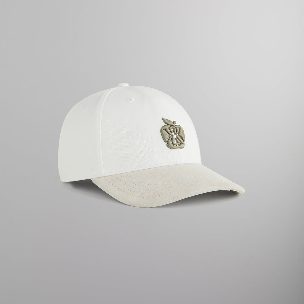 Kith Two Tone Suede Brim Aaron Classic Cap - White | Kith White