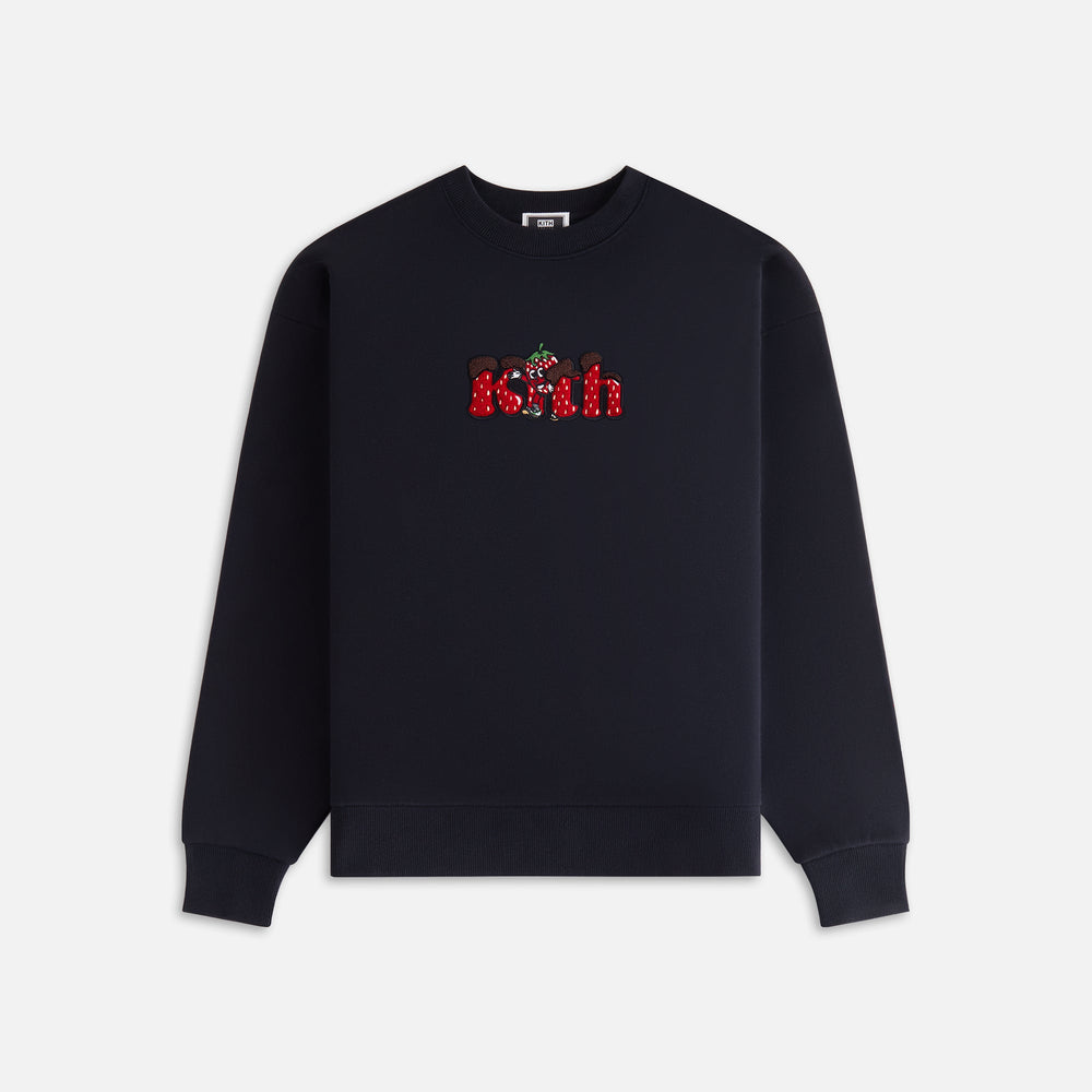 Kith Treats Strawberry Nelson Crewneck - Black | Kith Black